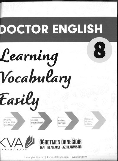 DOCTOR ENGLISH LEARNING VOCABULARY EASILY Fotokopi.SHOP - Öğrencilerin Marketi!