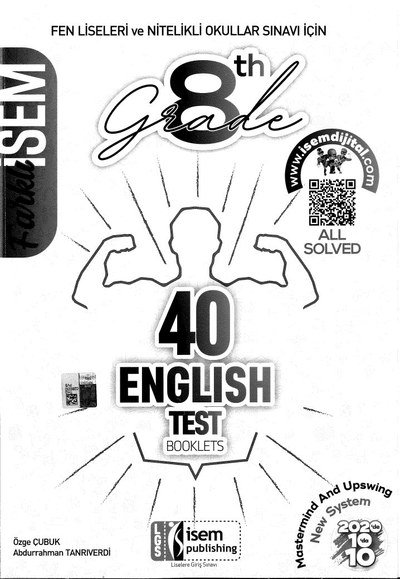 40 ENGLISH TEST BOOKLETS Fotokopi.SHOP - Öğrencilerin Marketi!