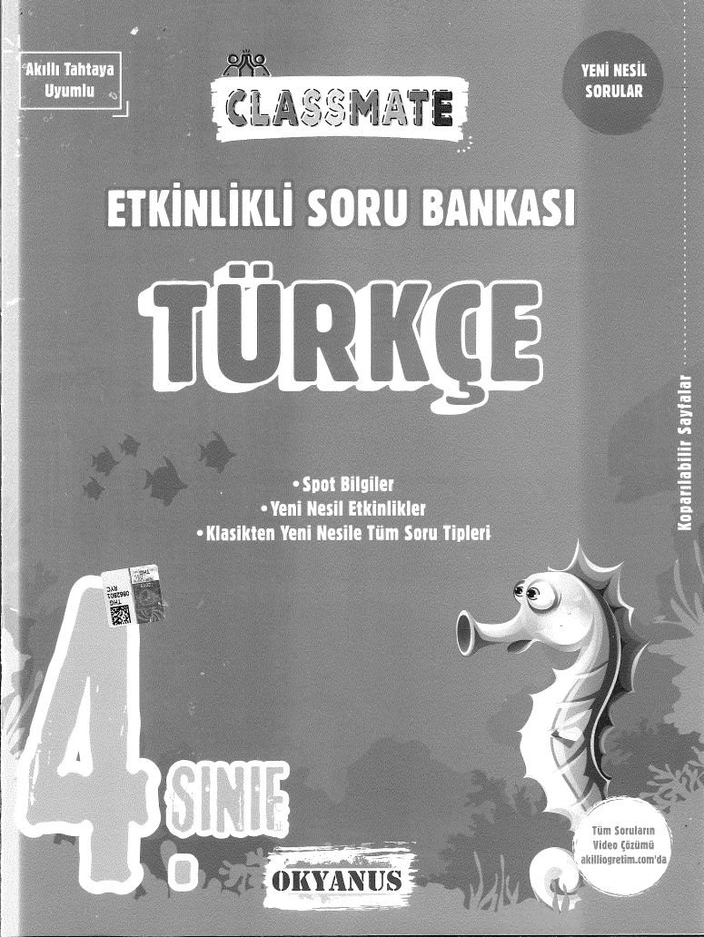 CLASSMATE TÜRKÇE SORU BANKASI