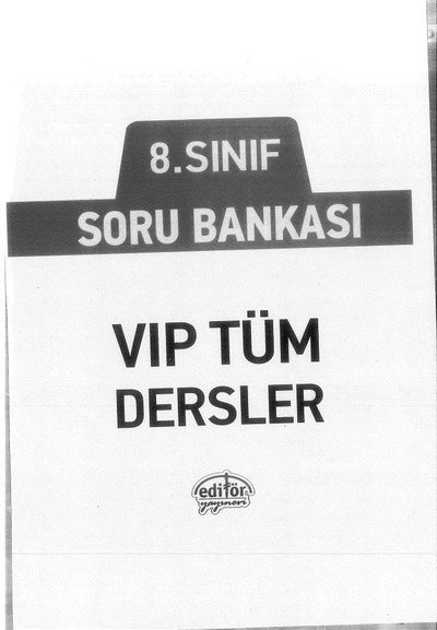 SORU BANKASI VİP TÜM DERSLER Fotokopi.SHOP - Öğrencilerin Marketi!