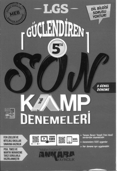 LGS GÜÇLENDİREN 5'Lİ SON KAMP DENEMELERİ Fotokopi.SHOP - Öğrencilerin Marketi!