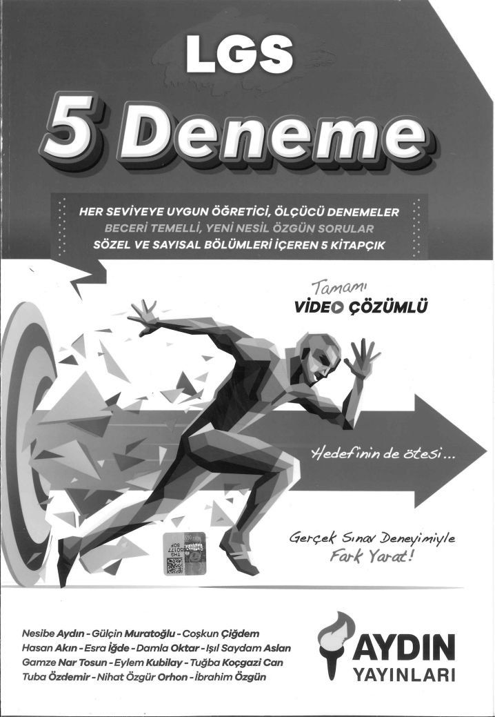 LGS 5 DENEME TAMAMI VİDEO ÇÖZÜMLÜ