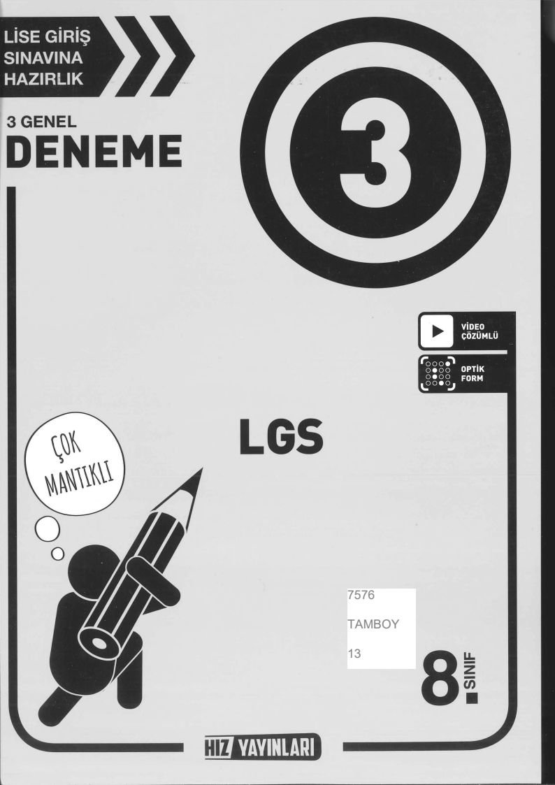 3 GENEL DENEME LGS