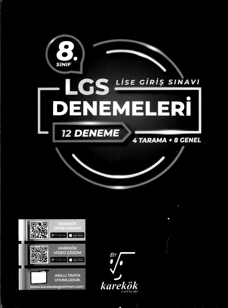 LGS DENEMELERİ 12 DENEME