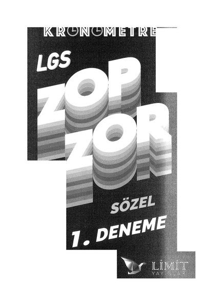 KRONOMETRE LGS ZOR ZOR SÖZEL 1. DENEME