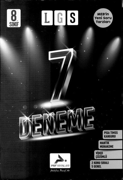 LGS 7 DENEME MEBİN'İN YENİ SORU TARZLARI Fotokopi.SHOP - Öğrencilerin Marketi!