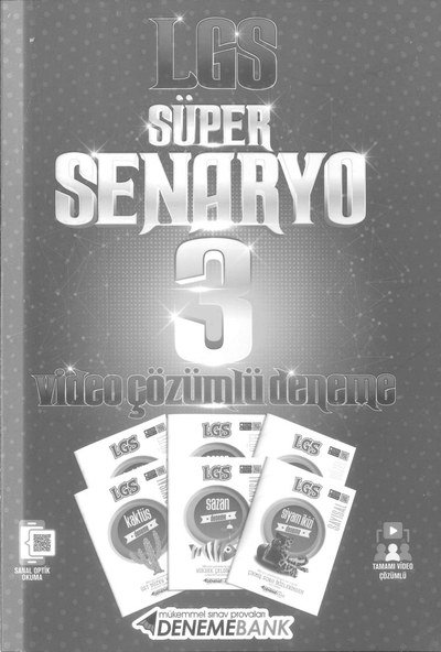 LGS SÜPER SENARYO 3 VİDEO ÇÖZÜMLÜ DENEME