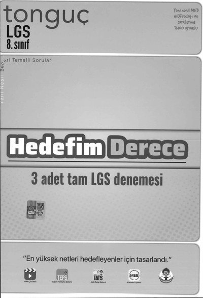 LGS HEDEFİM DERECE 3 ADET TAM LGS DENEMESİ