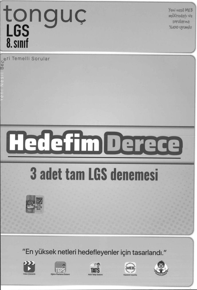 LGS HEDEFİM DERECE 3 ADET TAM LGS DENEMESİ