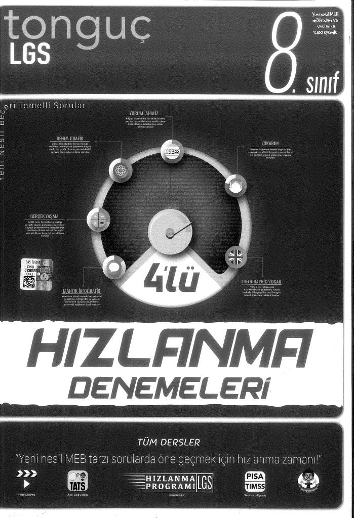 LGS 4'LÜ HIZLANMA DENEMELERİ TÜM DERSLER