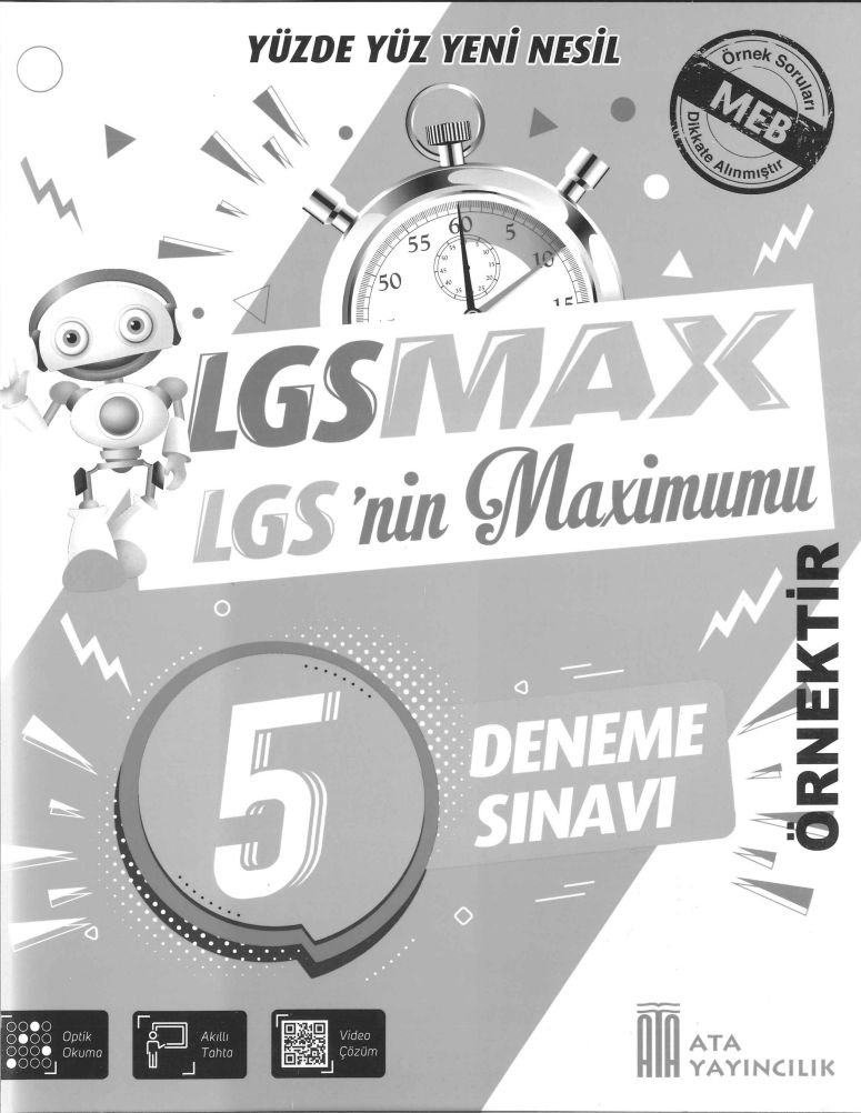 LGSMAX LGS'NİN MAXİMUMU 5 DENEME SINAVI