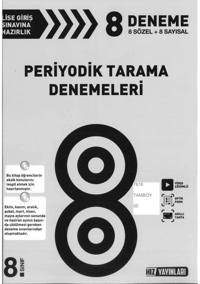 8 DENEME PERİYODİK TARAMA DENEMELERİ