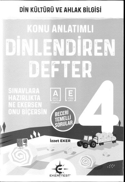 KONU ANLATIMLI DİNLENDİREN DEFTER