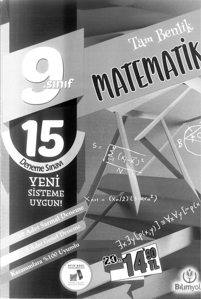 TAM BENLİK MATEMATİK 15 DENEME SINAVI