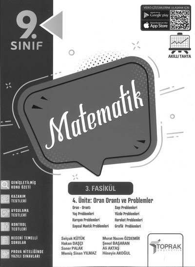 MATEMATİK 3. FASİKÜL ORAN ORANTI VE PROBLEMLER