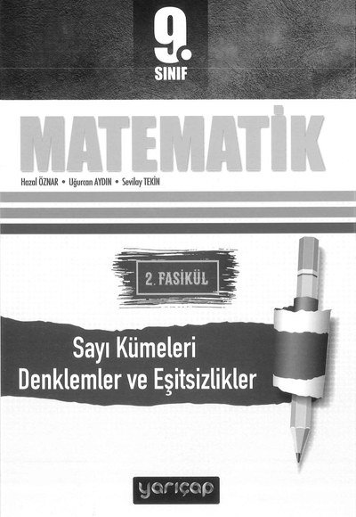 MATEMATİK 2. FASİKÜL SAYI KÜMELERİ DENKLEMLER VE EŞİTSİZLİKLER Fotokopi.SHOP - Öğrencilerin Marketi!