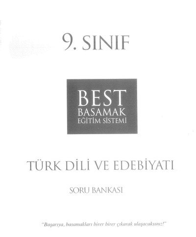 TÜRK DİLİ VE EDEBİYATI SORU BANKASI