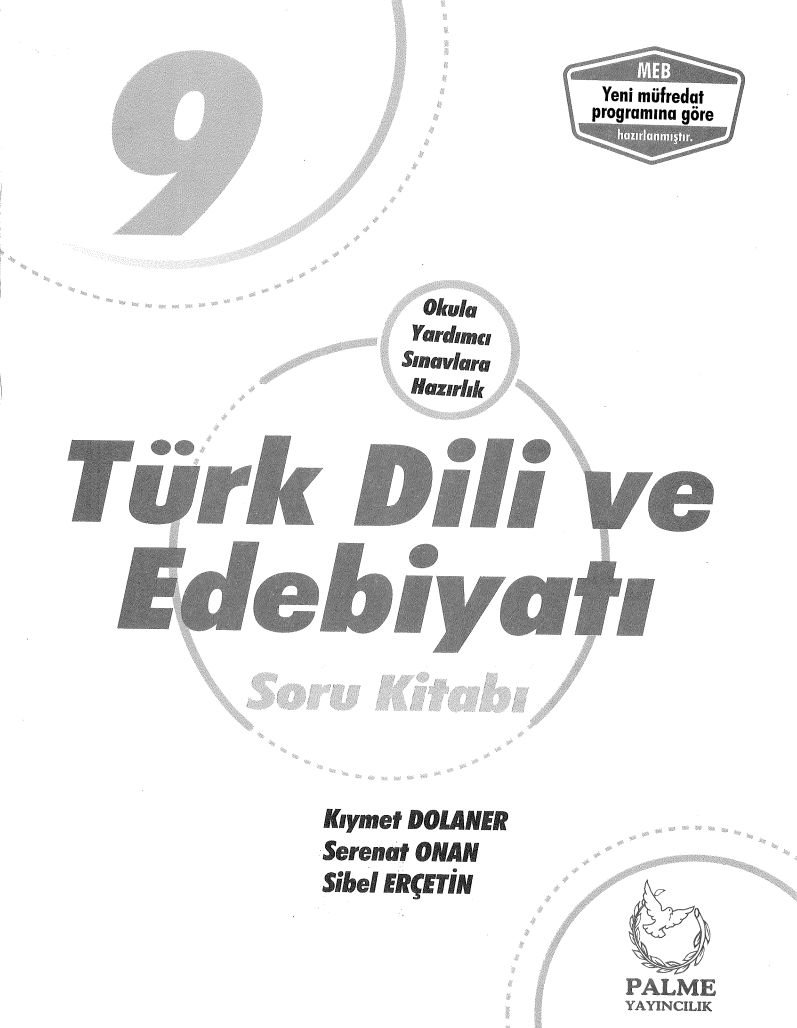 TÜRK DİLİ VE EDEBİYATI SORU KİTABI