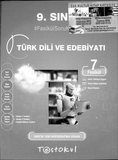 TÜRK DİLİ VE EDEBİYATI FASİKÜL SORU KİTABI Fotokopi.SHOP - Öğrencilerin Marketi!