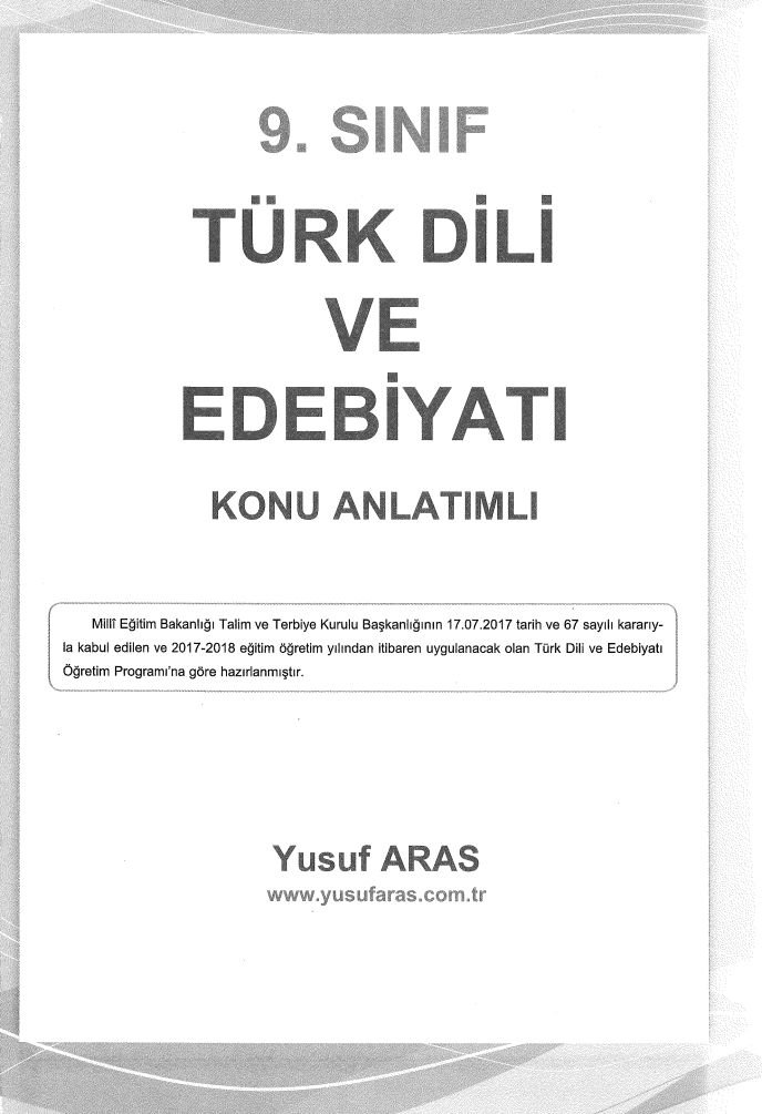 TÜRK DİLİ VE EDEBİYATI KONU ANLATIMLI
