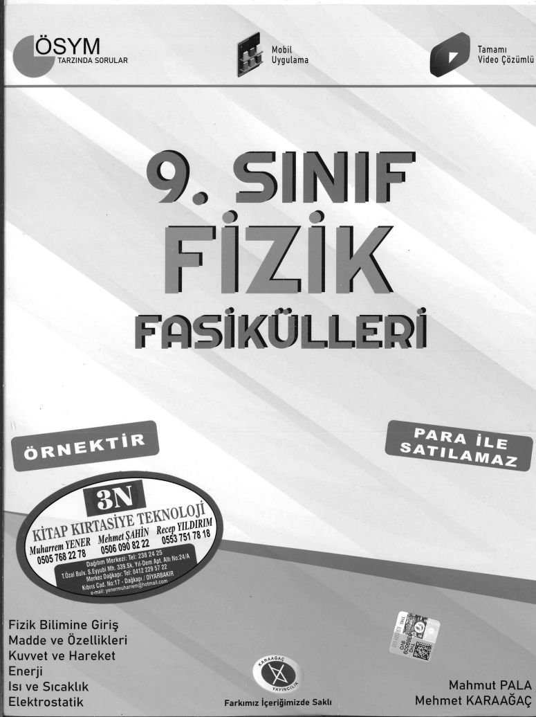 FİZİK FASİKÜLLERİ ÖSYM TARZINDA SORULAR
