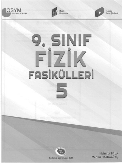 FİZİK FASİKÜLLERİ 5 ÖSYM TARZINDA SORULAR