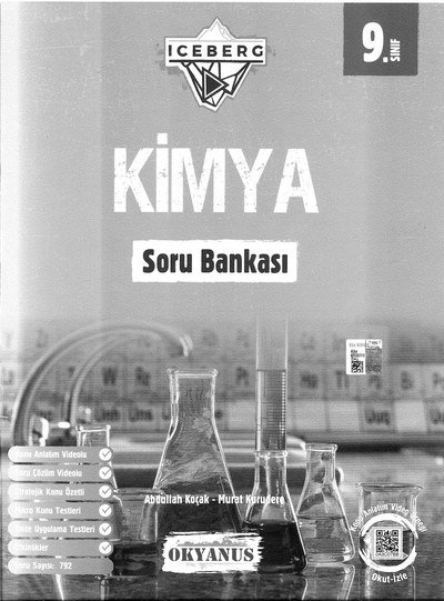 KİMYA SORU BANKASI ICEBERG Fotokopi.SHOP - Öğrencilerin Marketi!