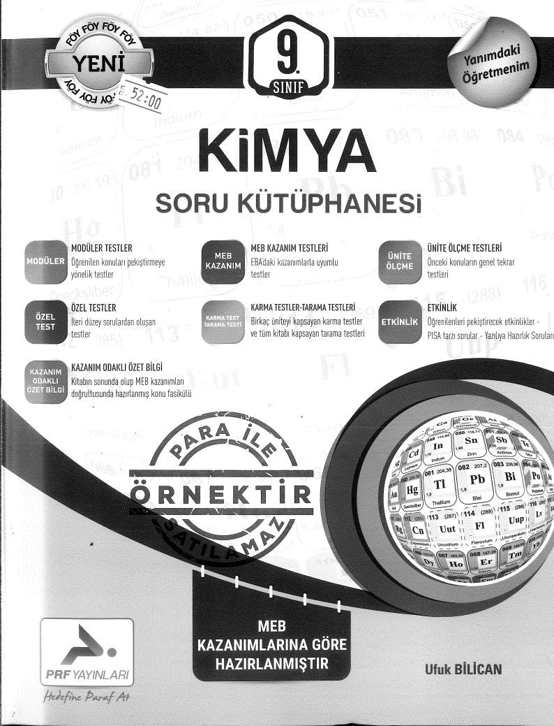 KİMYA SORU KÜTÜPHANESİ