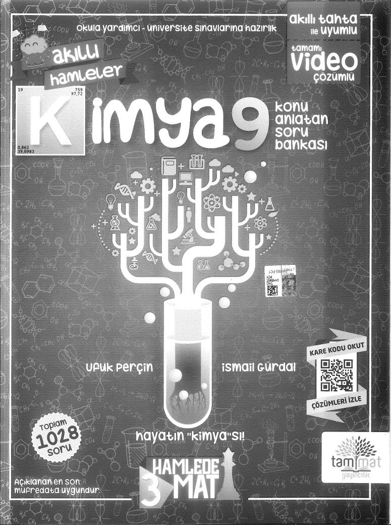 KİMYA AKILLI HAMLELER KONU ANLATAN SORU BANKASI