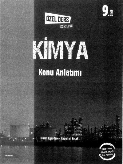 KİMYA KONU ANLATIMI ÖZEL DERS KONSEPTLİ Fotokopi.SHOP - Öğrencilerin Marketi!