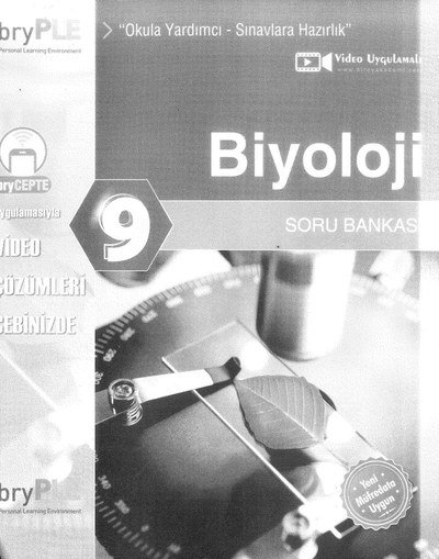 BİYOLOJİ SORU BANKASI