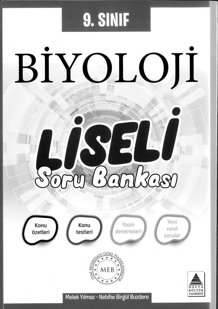BİYOLOJİ LİSELİ SORU BANKASI