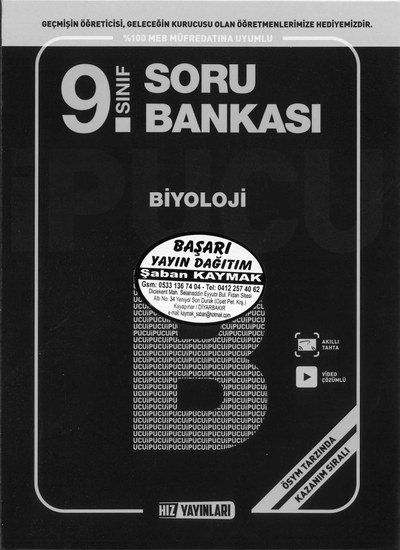 SORU BANKASI BİYOLOJİ