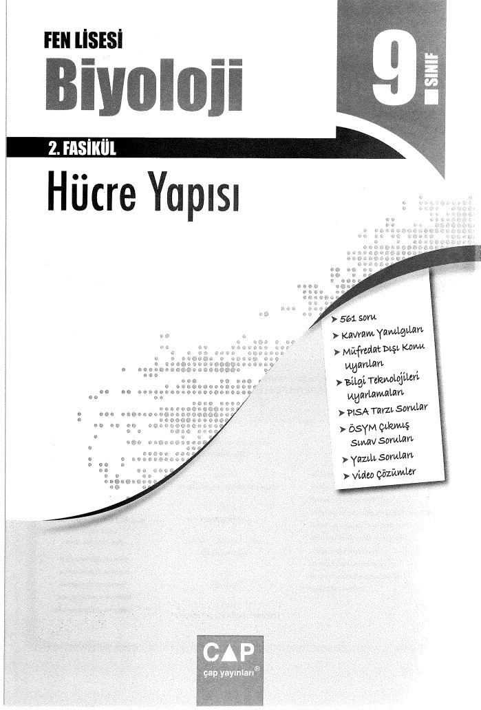 BİYOLOJİ 2. FASİKÜL HÜCRE YAPISI