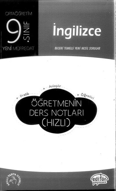 İNGİLİZCE BECERİ TEMELLİ YENİ NESİL SORULAR ÖĞRETMENİN DERS NOTLARI (HIZLI) Fotokopi.SHOP - Öğrencilerin Marketi!
