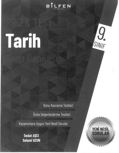 PRO & TEST TARİH SORU BANKASI KONU KAVRAMA TESTLERİ Fotokopi.SHOP - Öğrencilerin Marketi!