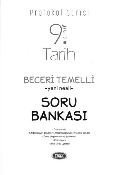 TARİH BECERİ TEMELLİ YENİ NESİL SORU BANKASI Fotokopi.SHOP - Öğrencilerin Marketi!