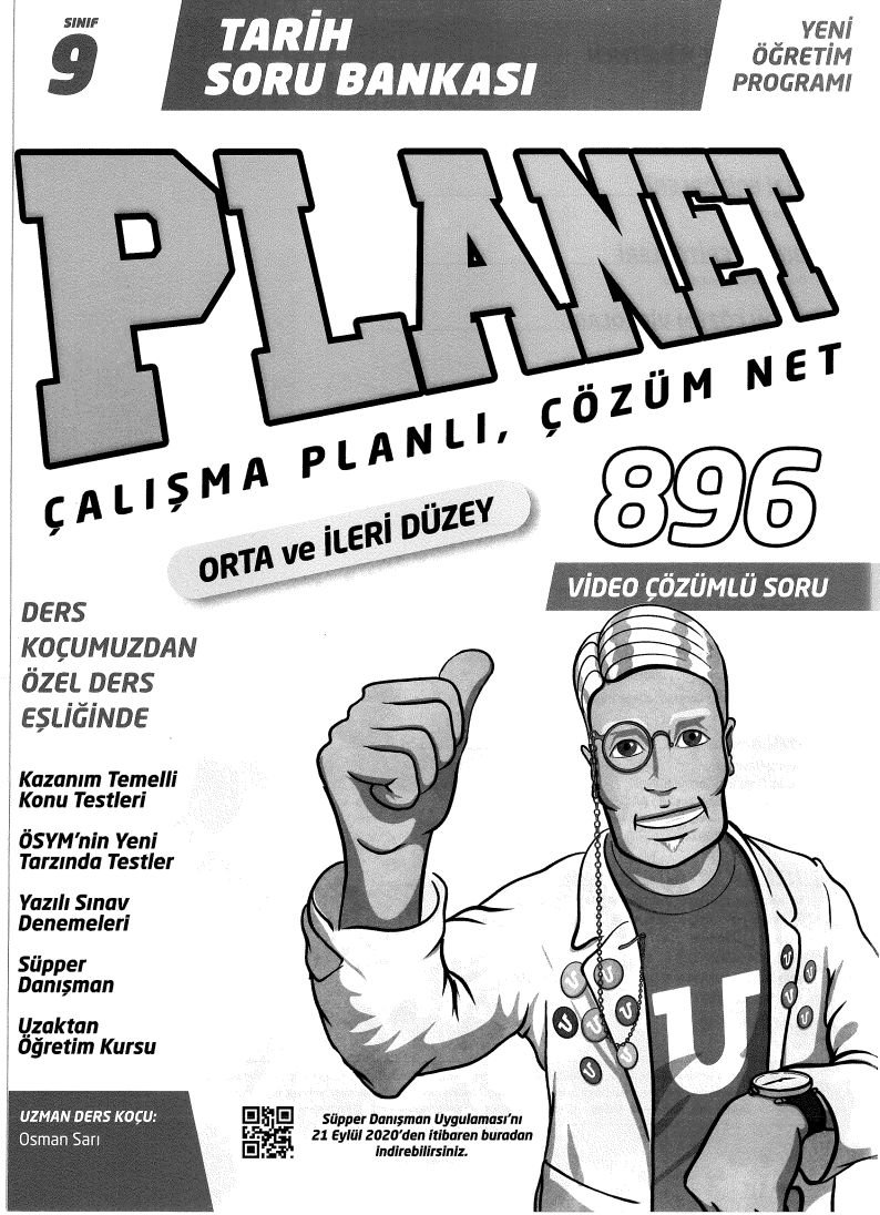 TARİH SORU BANKASI PLANET ÇALIŞMA PLANLI ÇÖZÜM NET
