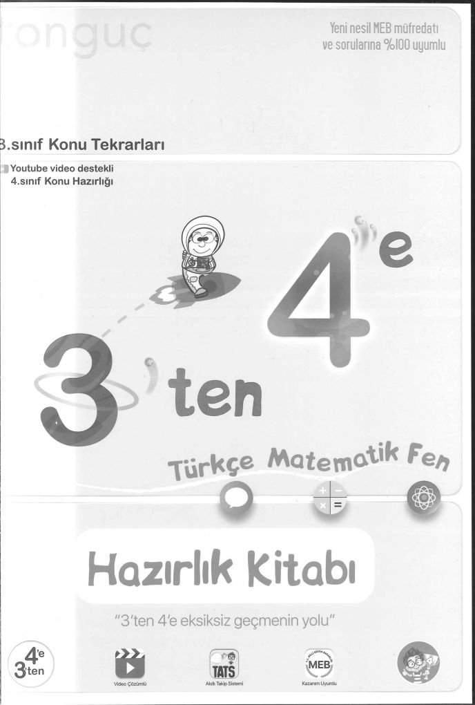 3'TEN 4'E HAZIRLIK KİTABI