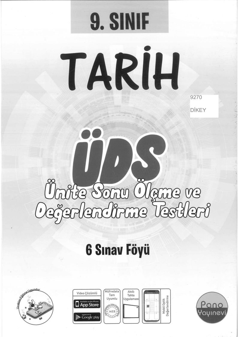 TARİH 4. FASİKÜL 6 SINAV FÖYÜ