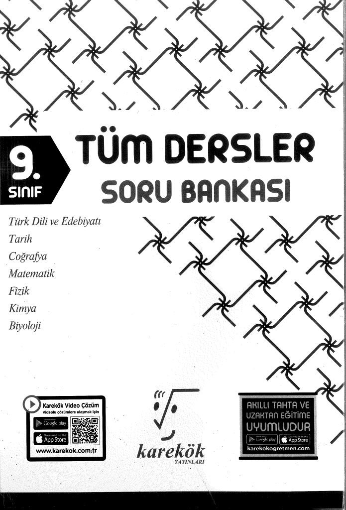 TÜM DERSLER SORU BANKASI