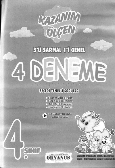 KAZANIM ÖLÇEN 4 DENEME