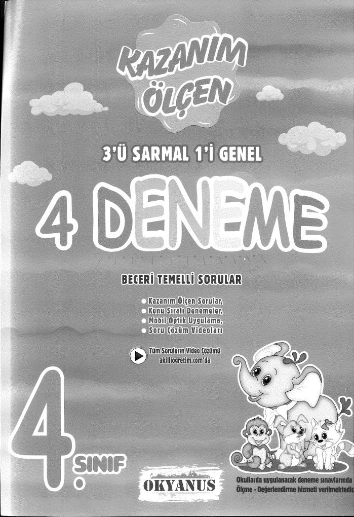 KAZANIM ÖLÇEN 4 DENEME