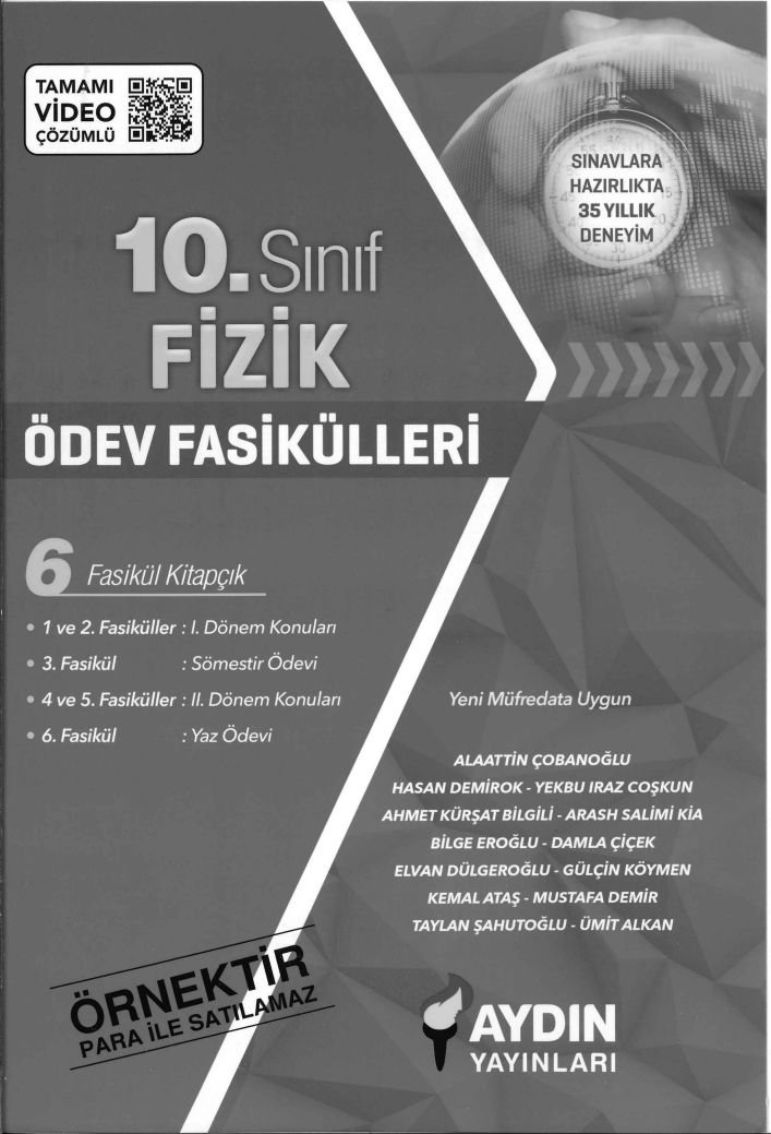 FİZİK ÖDEV FASİKÜLLERİ