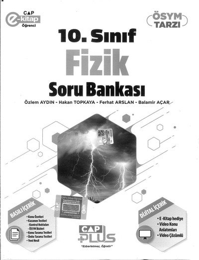FİZİK SORU BANKASI Fotokopi.SHOP - Öğrencilerin Marketi!