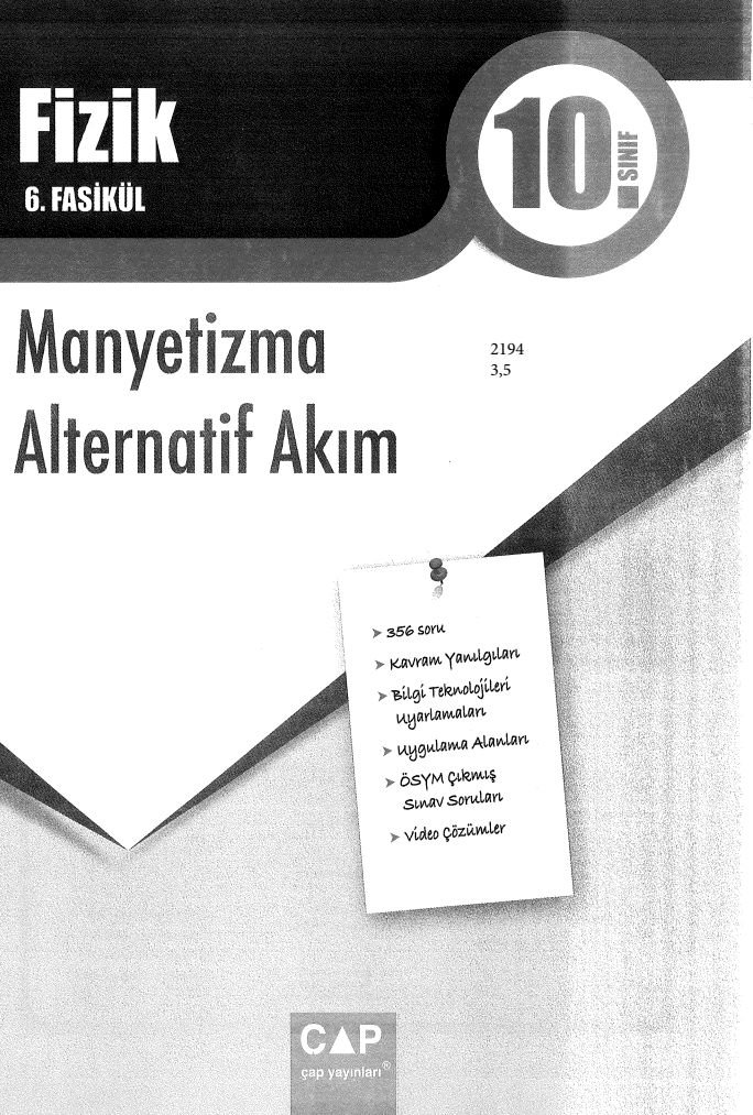 FİZİK 6. FASİKÜL MANYETİZMA ALTERNATİF AKIM