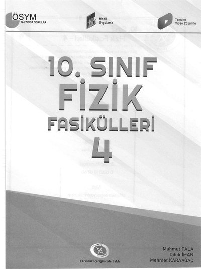 FİZİK FASİKÜLLERİ 4 Fotokopi.SHOP - Öğrencilerin Marketi!