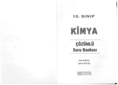 KİMYA ÇÖZÜMLÜ SORU BANKASI Fotokopi.SHOP - Öğrencilerin Marketi!