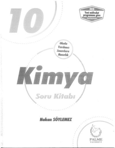 KİMYA SORU KİTABI