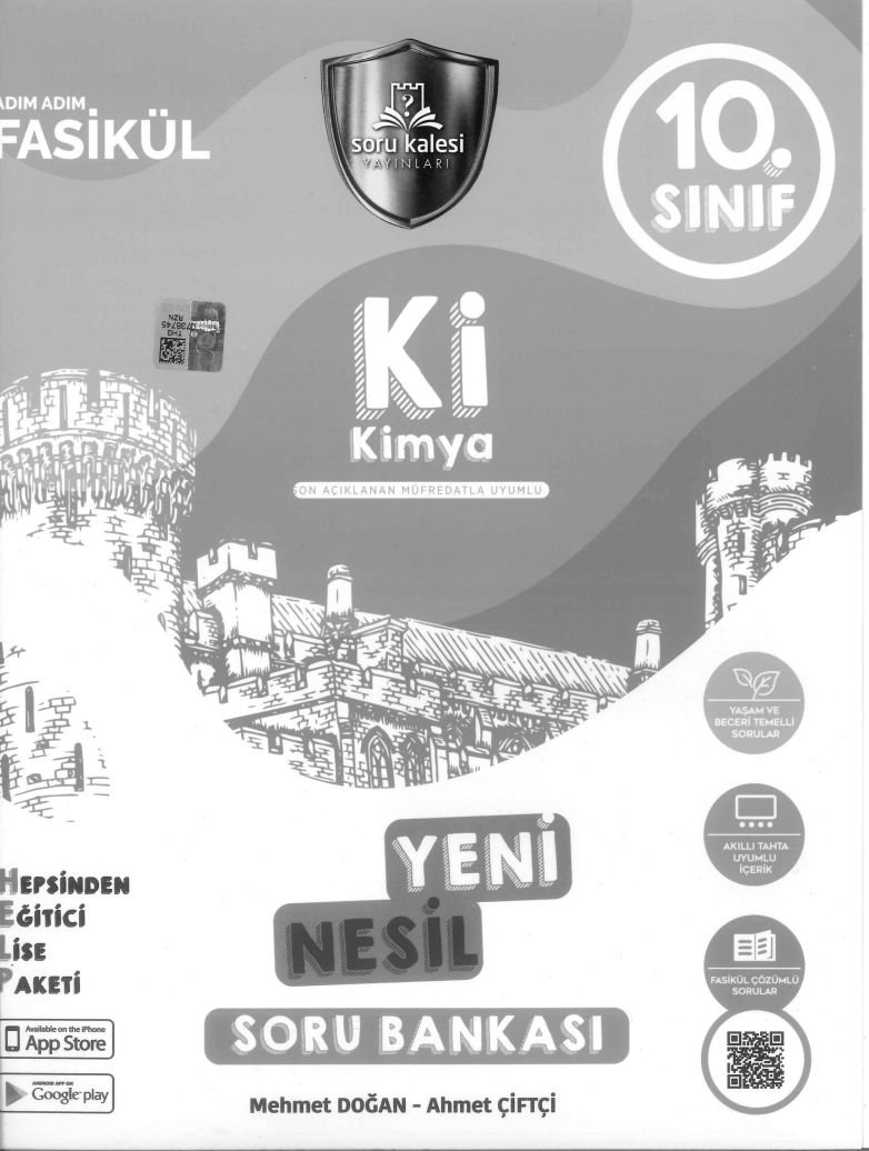 Kİ KİMYA YENİ NESİL SORU BANKASI